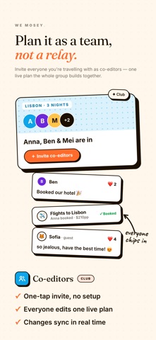 We Mosey - Trip Planner Screenshot 2 of 7