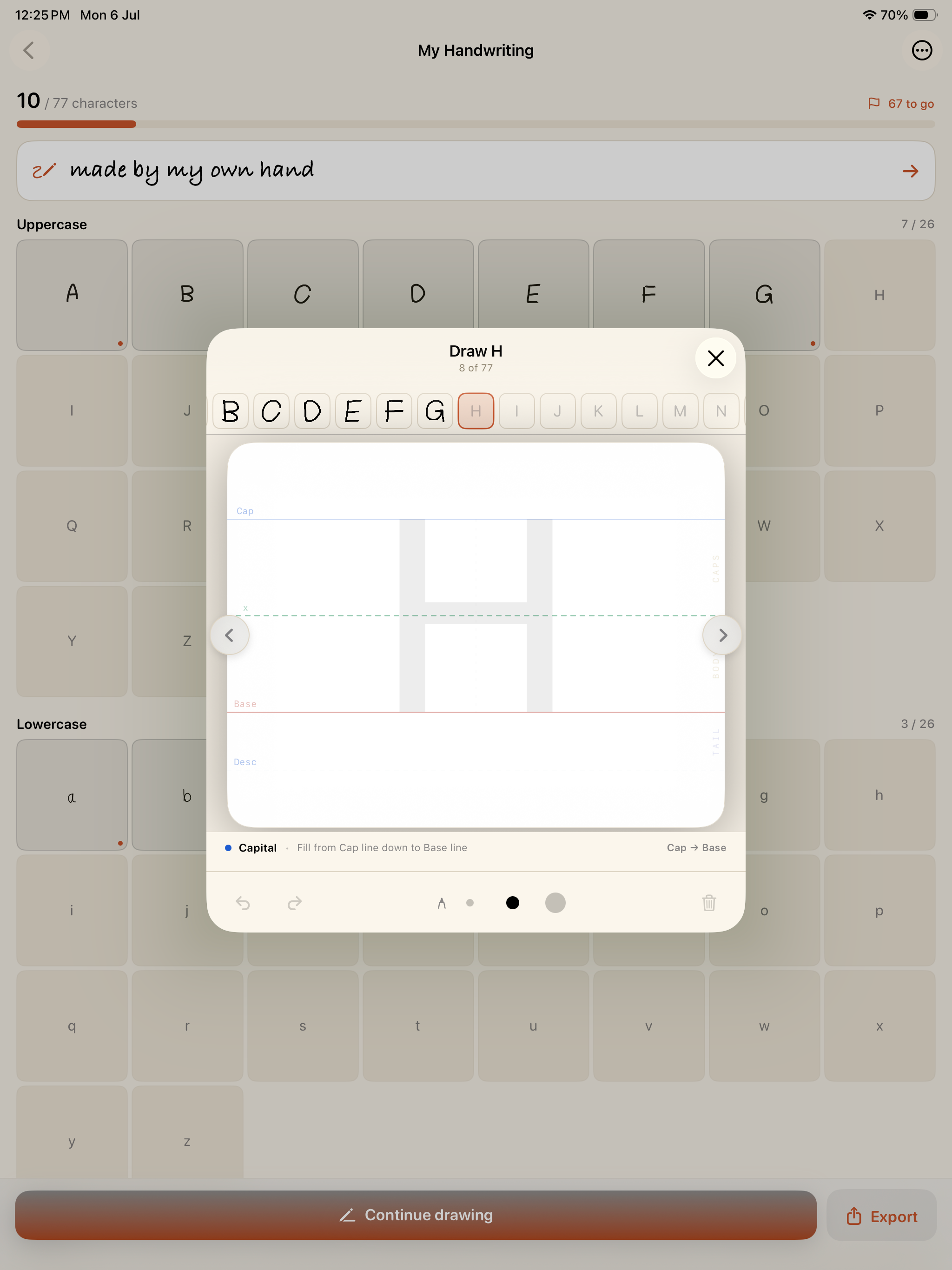 Handwriting Font Maker: TTF screenshot 9