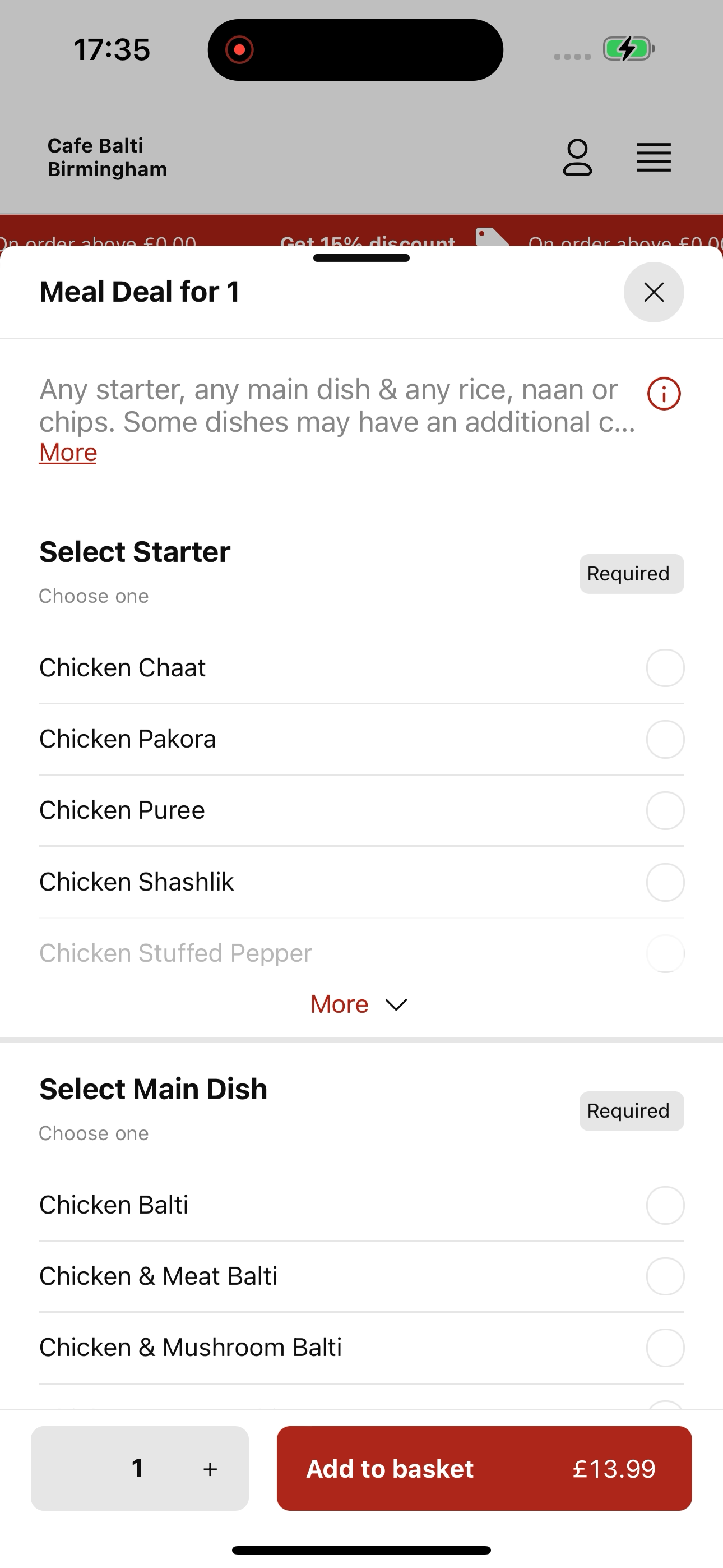 Cafe Balti Birmingham screenshot 7