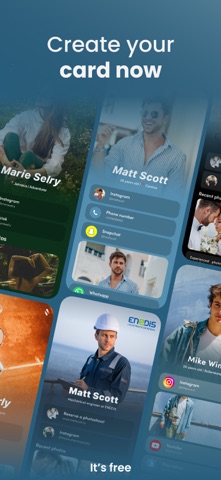 Swapp • Digital Business Cards iPhone screenshot