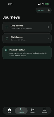 Sober: Quit Anything iPhone screenshot