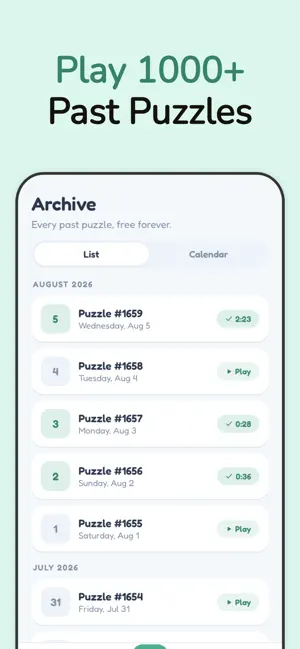 BackWord - Daily Word Puzzle screenshot 4