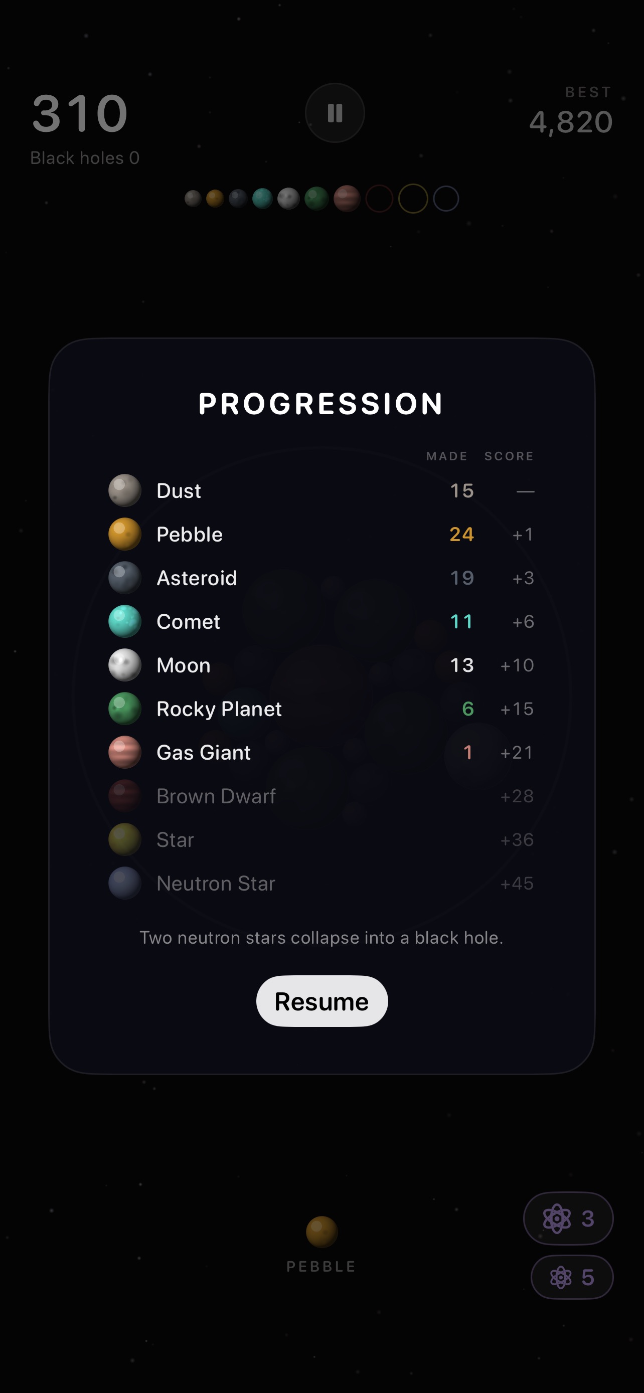 Screenshot 4 of Kugelblitz: Cosmic Merge