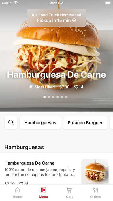 Aja Food Truck Screenshot