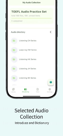 IELTS Listening & TOEFL Listen screenshot
