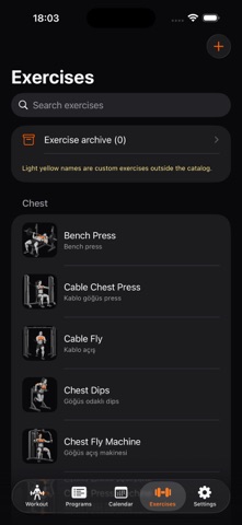 Onur Workout screenshot 2
