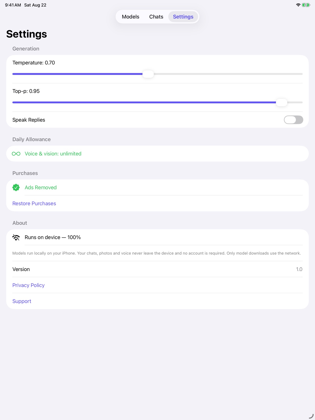 Screenshot 11 of PocketLLM: Offline AI Chat