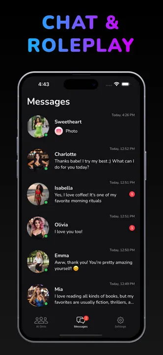 AI Girlfriend: Chat & Roleplayのスクリーンショット（1/5）