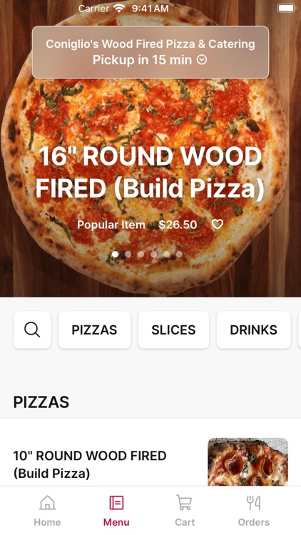 Coniglio's Wood Fired Pizza