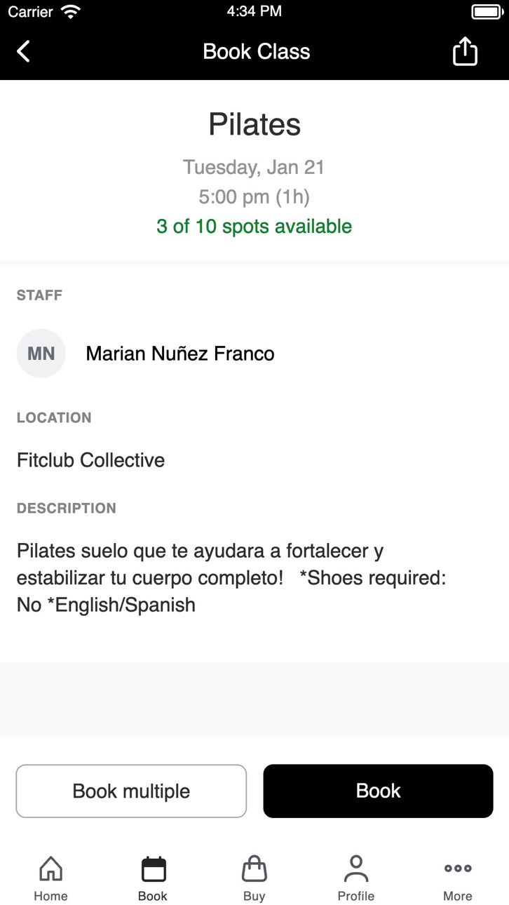 iPhone screenshot