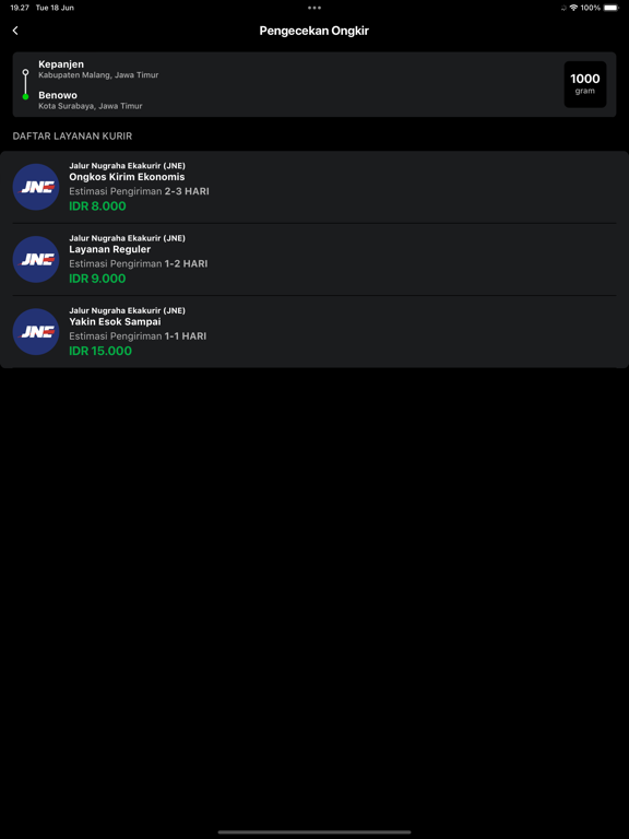 App screenshot