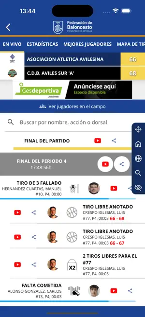 Afición FBPA screenshot 4