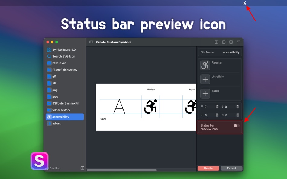 #2. Create Custom Symbols (macOS) Bởi: 楚江 王