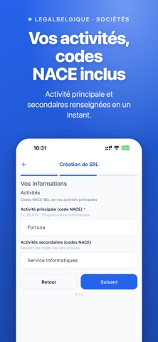 LegalBelgique screenshot