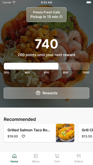 Presto Boldly Fresh iPhone screenshot 1 - Food & Drink app