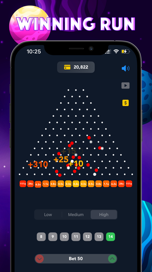 #3. Plinko Galaxy - Casino Game (iOS) 来自: YODA CO.,LTD