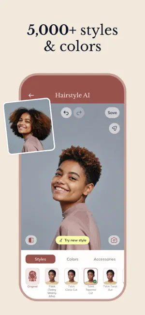Hair Color Changer - Hairstyle screenshot 2