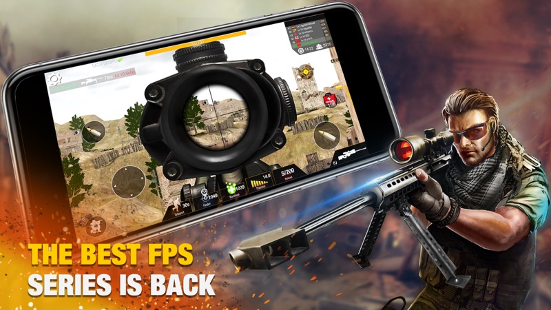 Sniper 3D: Bullet Strike PvP screenshot 1