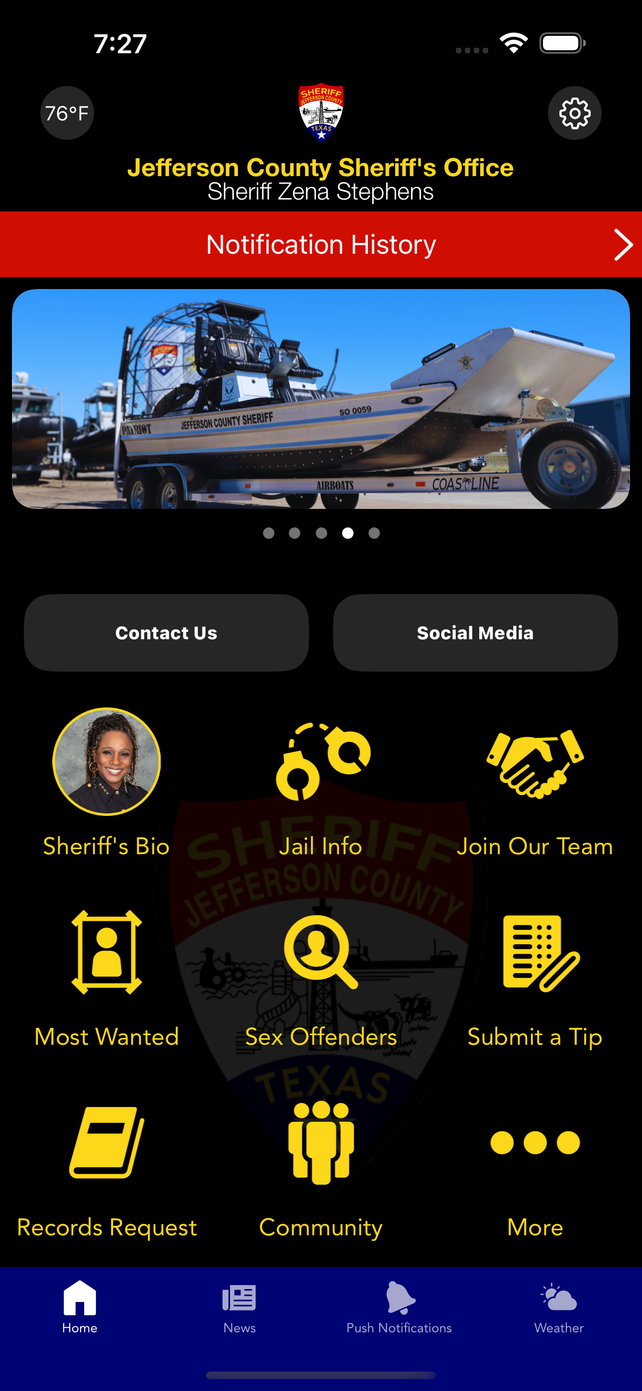 Jefferson County Sheriff TX