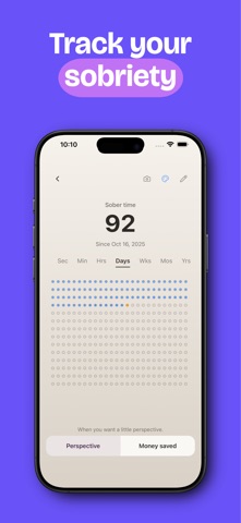 Pausr: Smart Sobriety Tracking Screenshot 2 of 7