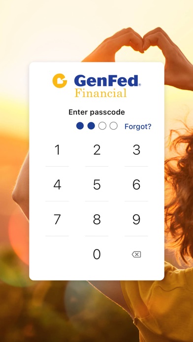 GenFed Financial CU iPhone screenshot 2 - Finance app