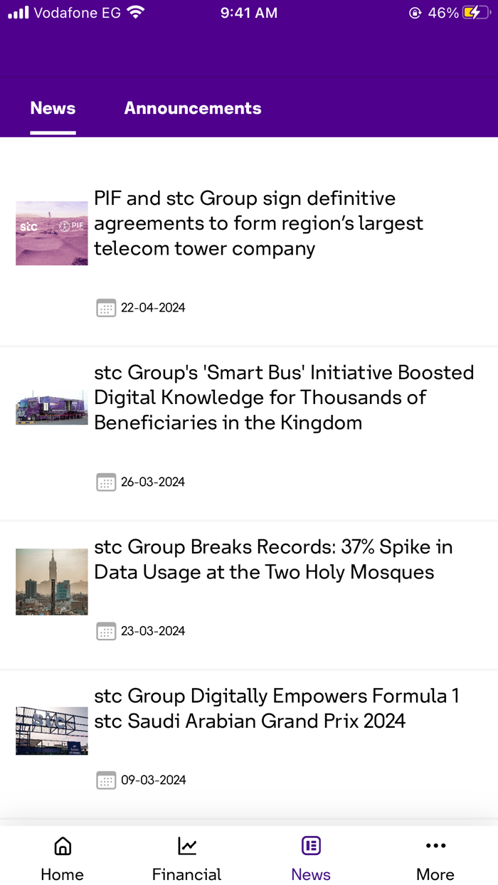 stc investor relations