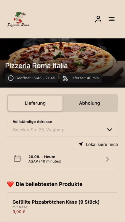 Pizzeria Roma Italia
