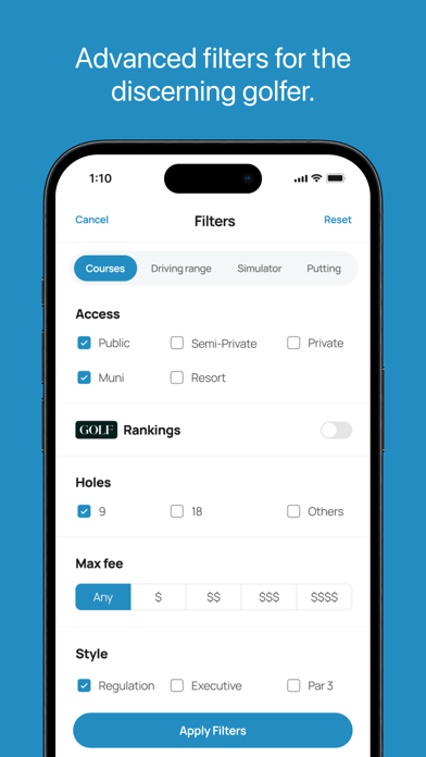 Open Links Golf Screenshot