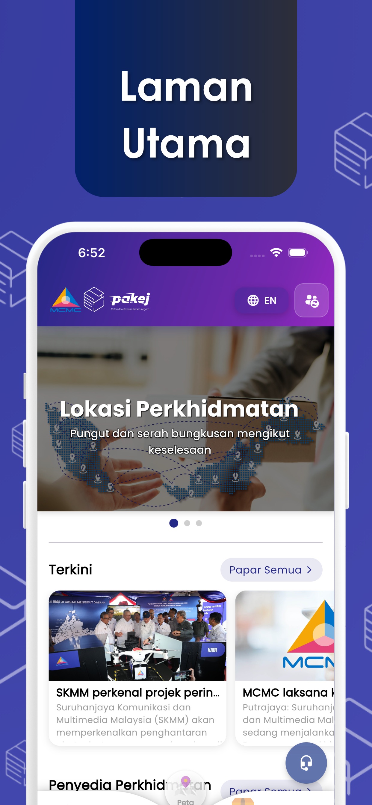 Screenshot 2 of PAKEJ Map