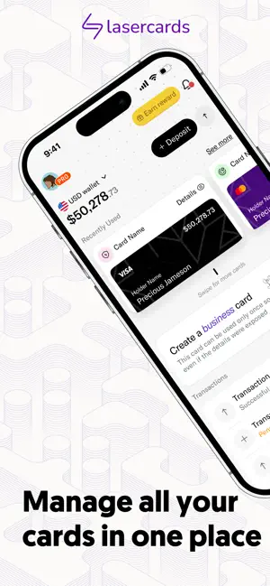 LaserCards screenshot 1