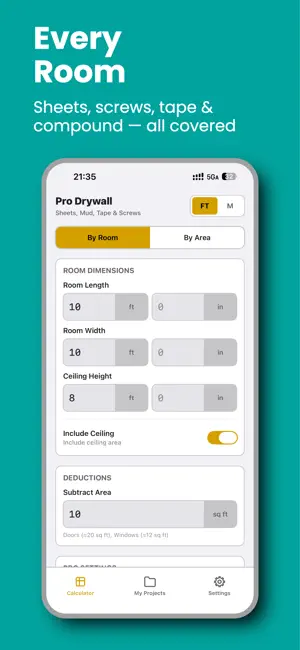 Pro Drywall: Sheet Estimator screenshot 1