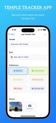 Temple Tracker screenshot