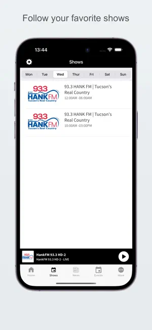 93.3 HANK FM Tucson screenshot 3