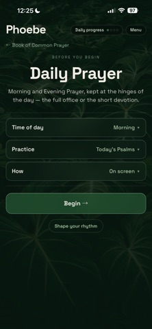 Phoebe: Daily Prayer screenshot