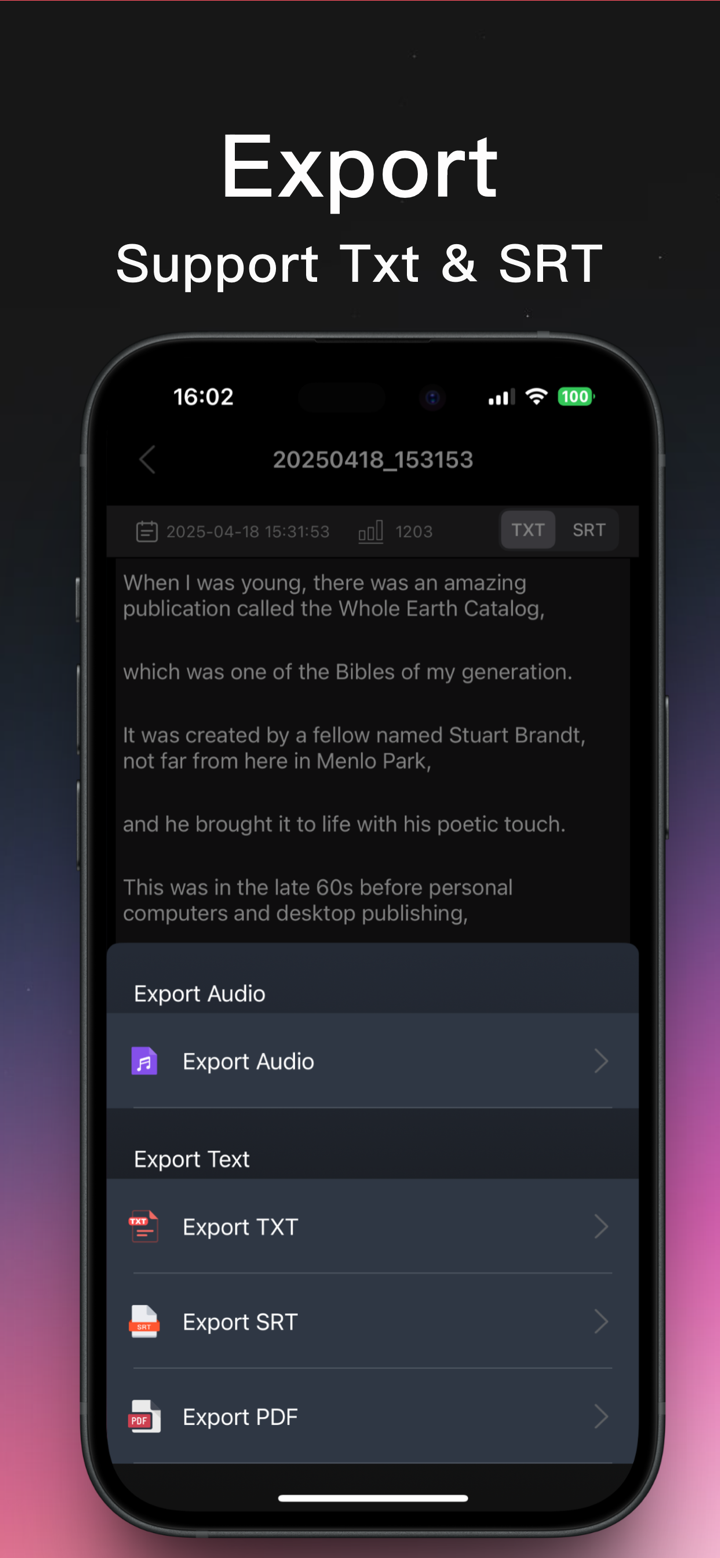 Transcribe - Voice to Text App screenshot 4