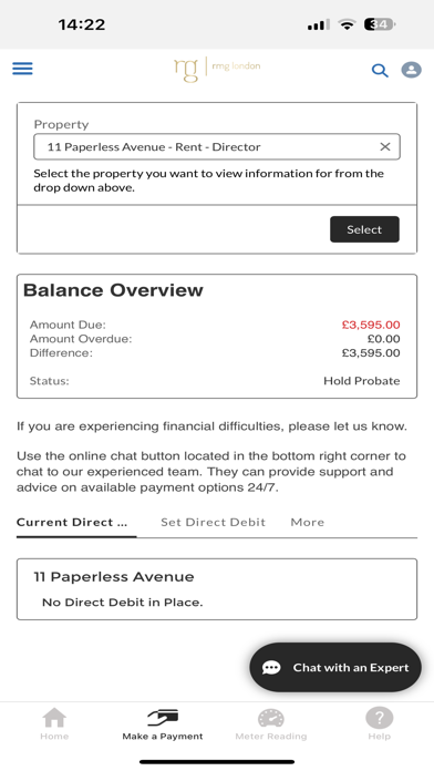 RMG Living London Screenshot
