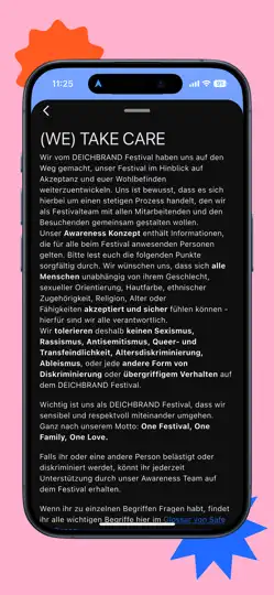 Screenshot von DEICHBRAND auf dem iPhone 5