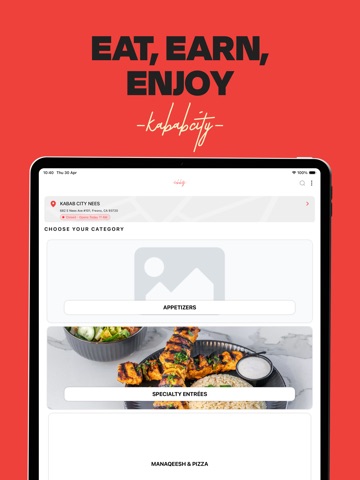 Kabab City Ordering iPad screenshot