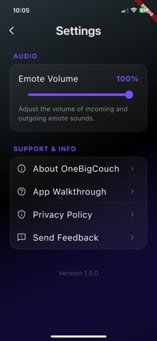 OneBigCouch Screenshot 5 of 5