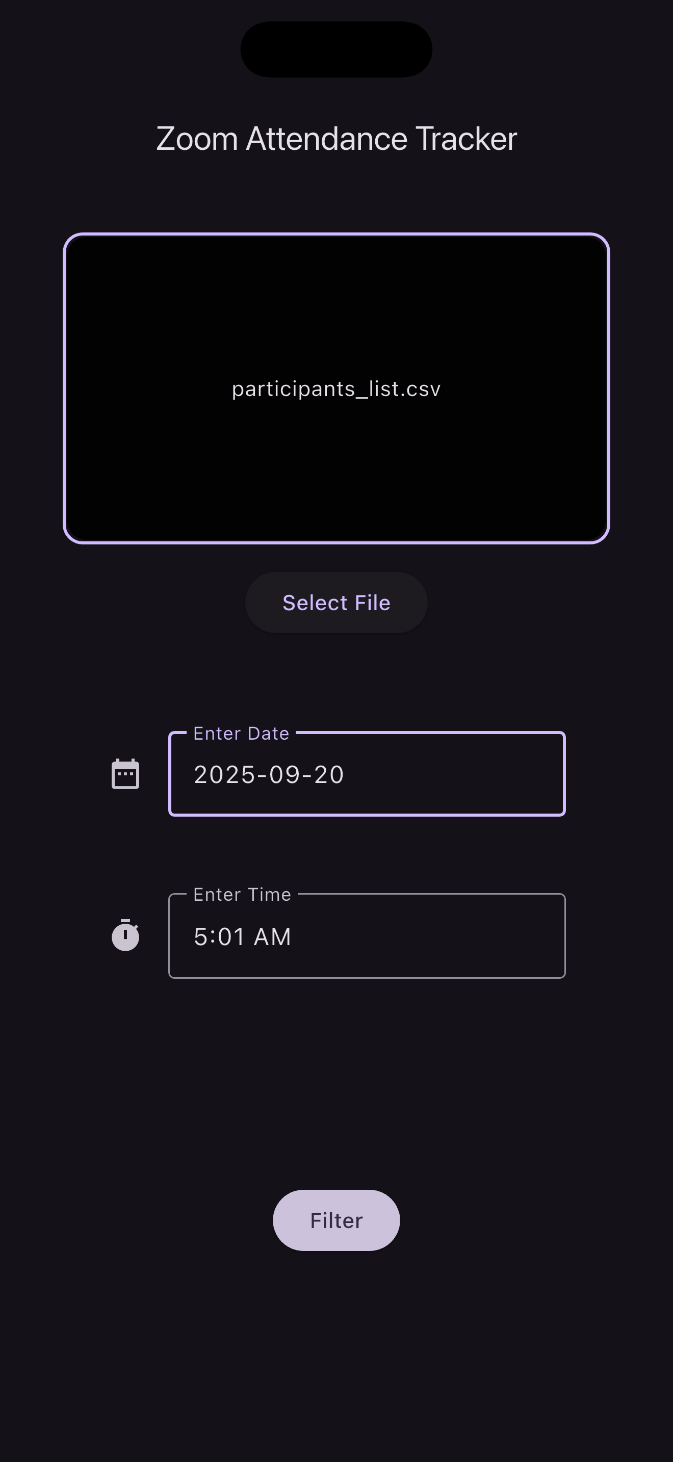 Attendance Tracker for Zoom screenshot 3