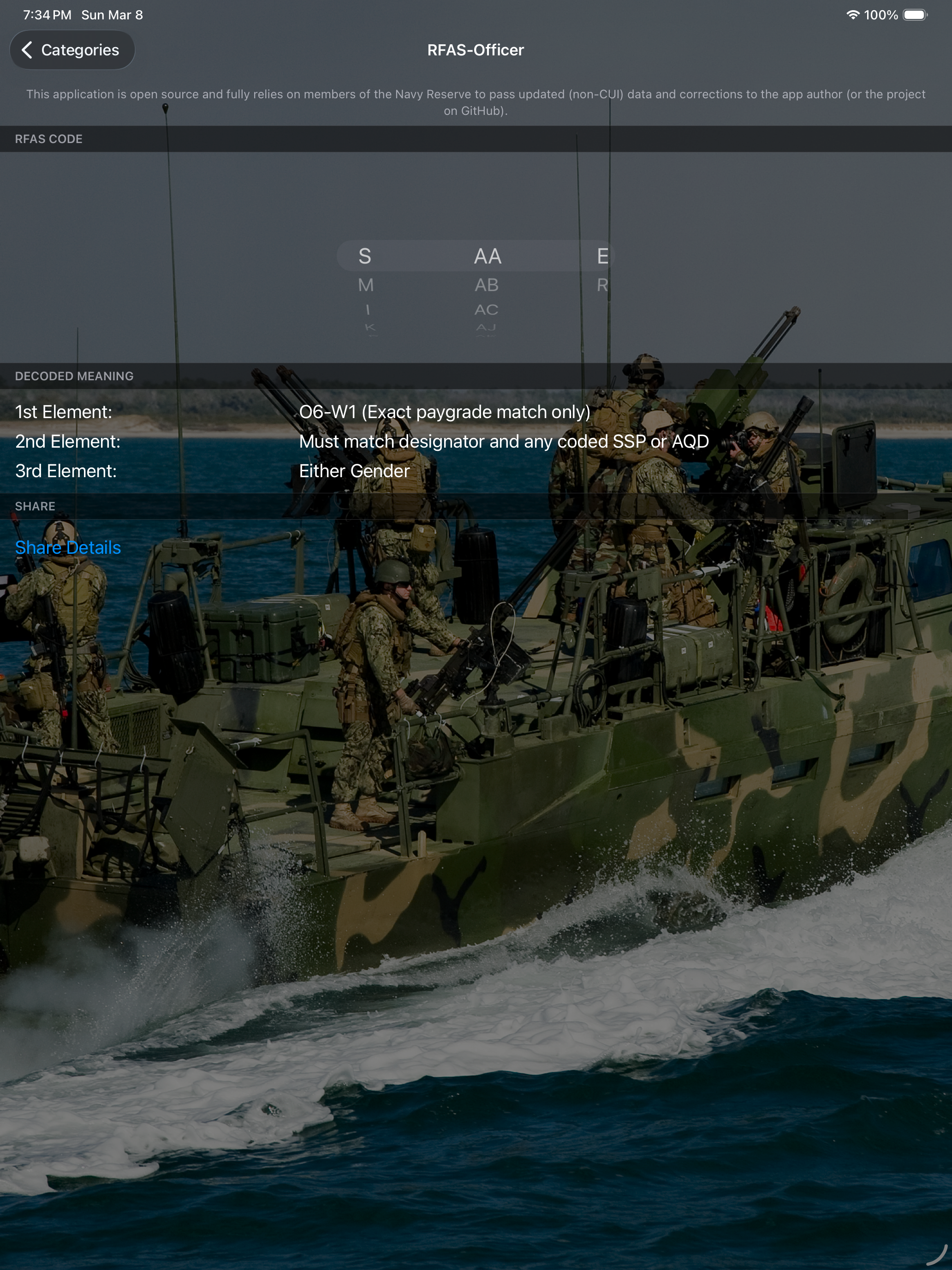 Decoder for US Navy