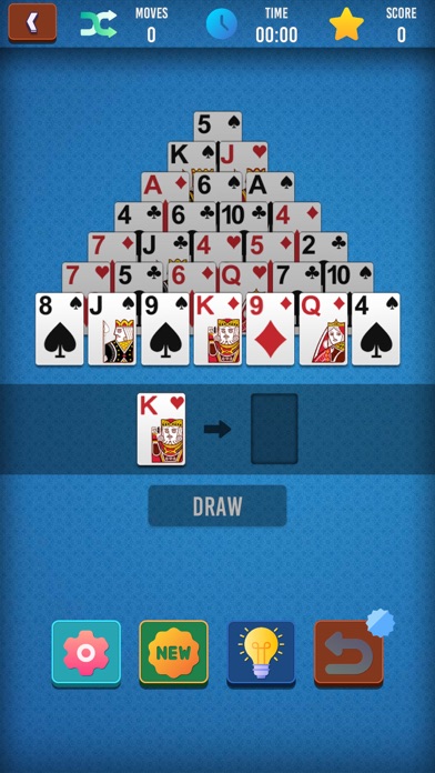 Classic Spider Solitaire Game Screenshot