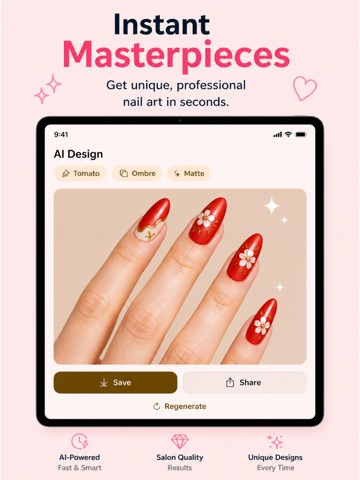 Naily AI: Nail Art Design iPad screenshot