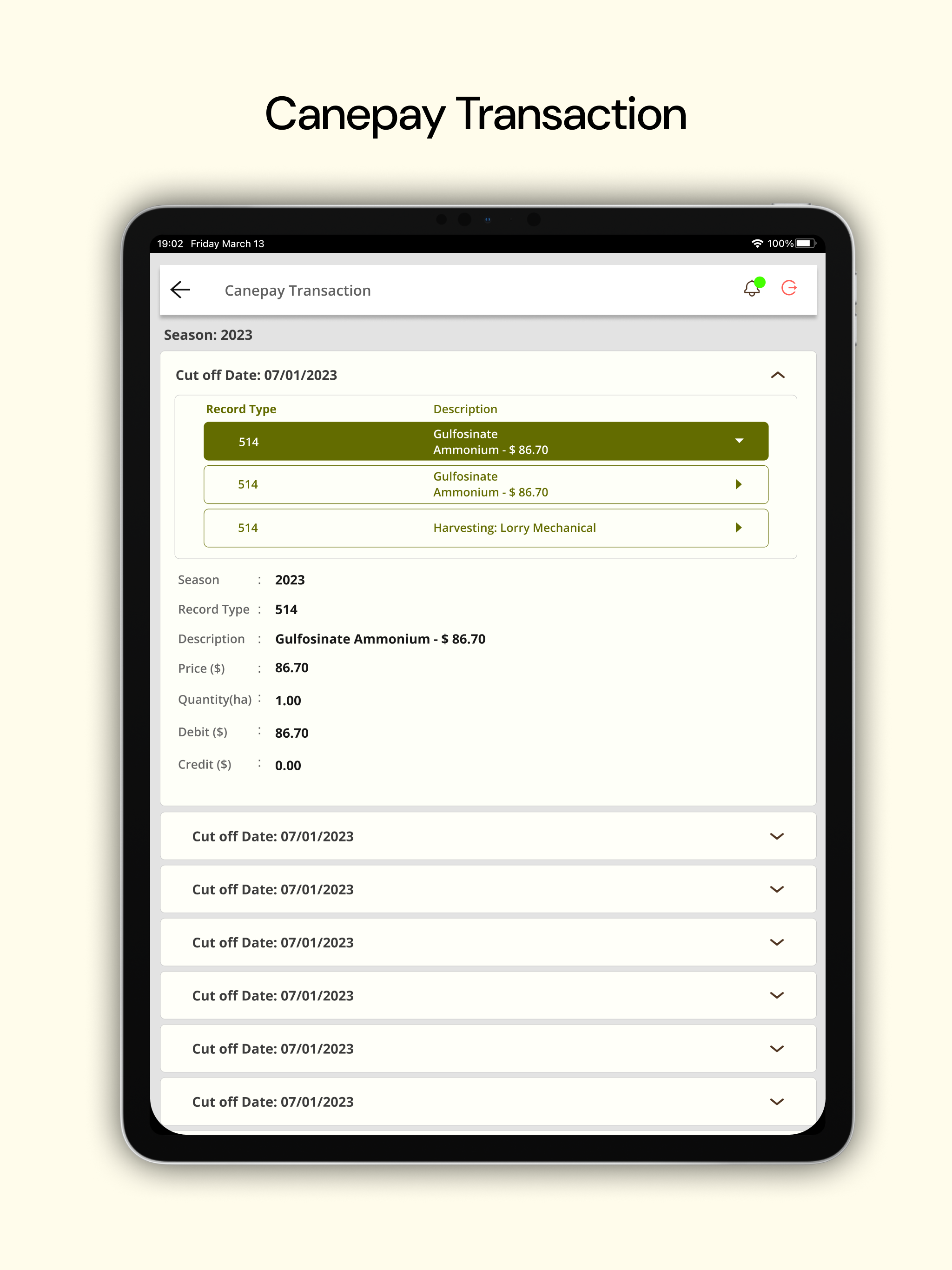 FSC Grower Portal screenshot 8