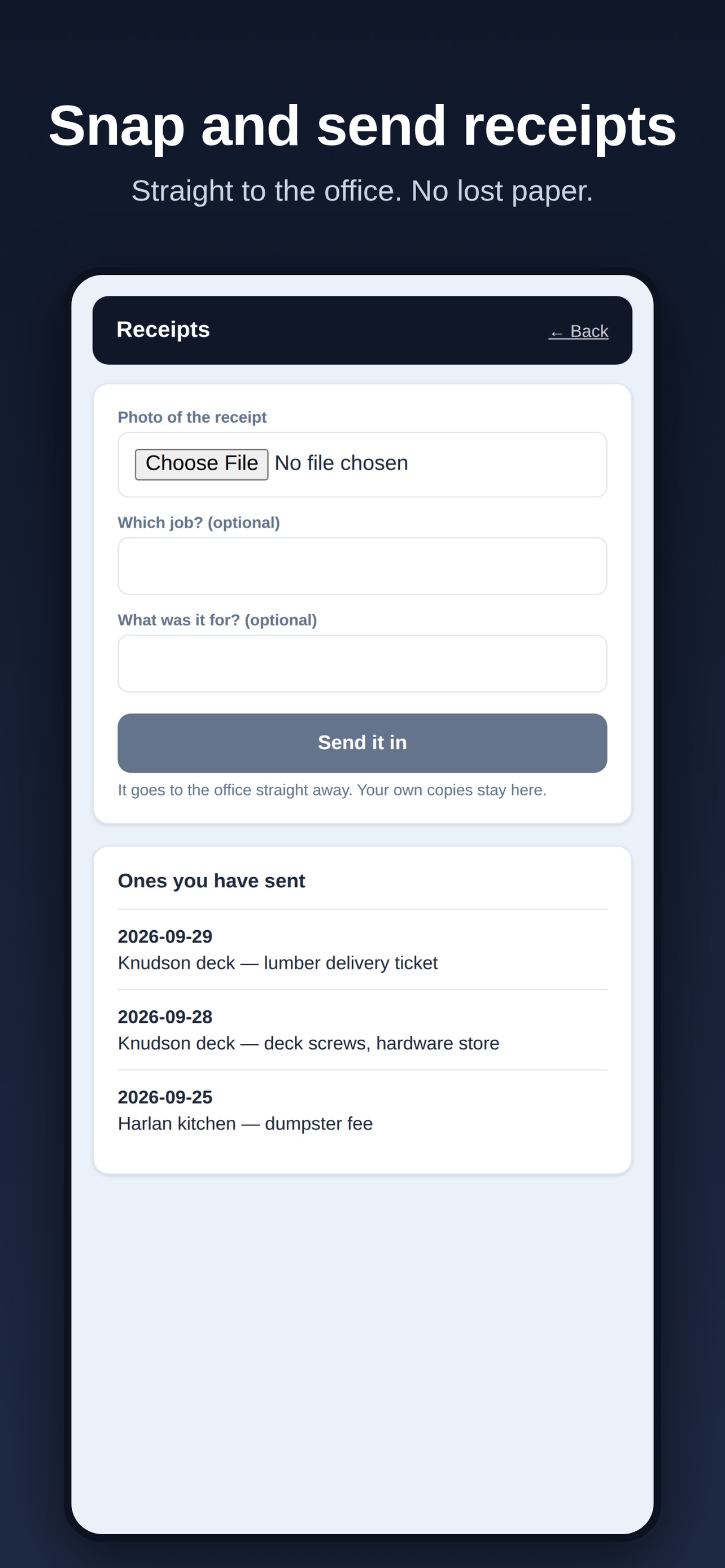 Screenshot 3 of Crew App by CoreLedgery