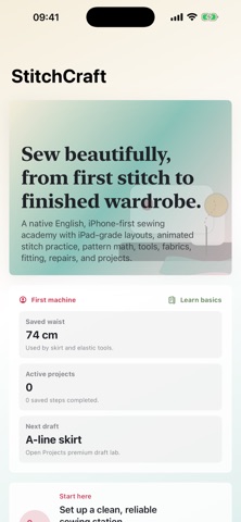 StitchCraft Sewing iPhone screenshot