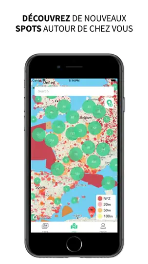 Capture d'écran de Drone Spot : Météo Et Carte sur iPhone 1