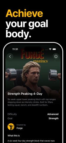 Forge: Gym & Meal Tracker Screenshot 4 of 9
