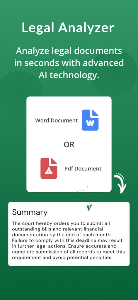AI Legal Case Analyzer - 비즈니스 앱 | MWM
