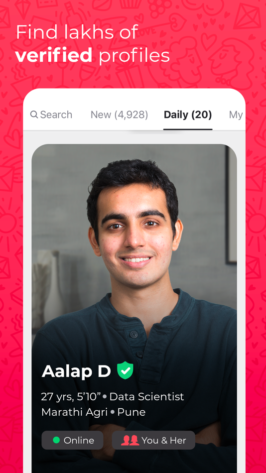 #3. Marathi Shaadi (iOS) Podle: People Interactive (I) Pvt. Ltd.